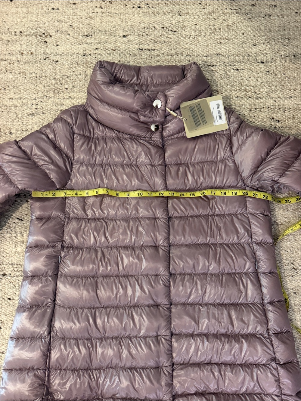 NWT Herno Amelia Water Resistant Stand Collar Puffer jacket - size 50 (US 14) - Picture 4 of 12